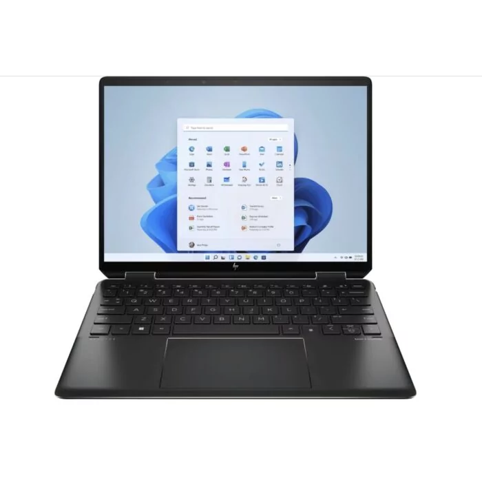 HP Spectre x360 14 EF0044TU - Alder Lake - 12th Gen Core i7 QuadCore Processor 16GB 512GB SSD Intel Iris Xe Graphics 13.5 3K OLED 100% DCI P3 Touchscreen Convertible Display B&O Play Backlit KB FP Reader W11 (NightFall Black, Open Box)