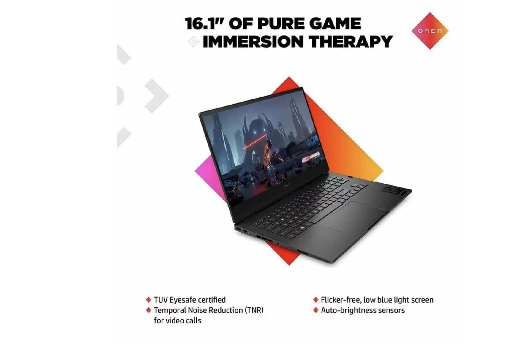 HP OMEN 16 N0030ax - AMD Ryzen 7 6800H Octa-Core Processor 08GB 1-TB SSD 8-GB NVIDIA GeForce RTX3070Ti GDDR6 GC 16" Quad HD 165Hz IPS Micro Edge AG Display B&O Play 4-Zones RGB BKB W11 (Mica Silver, Open Box) - Image 8