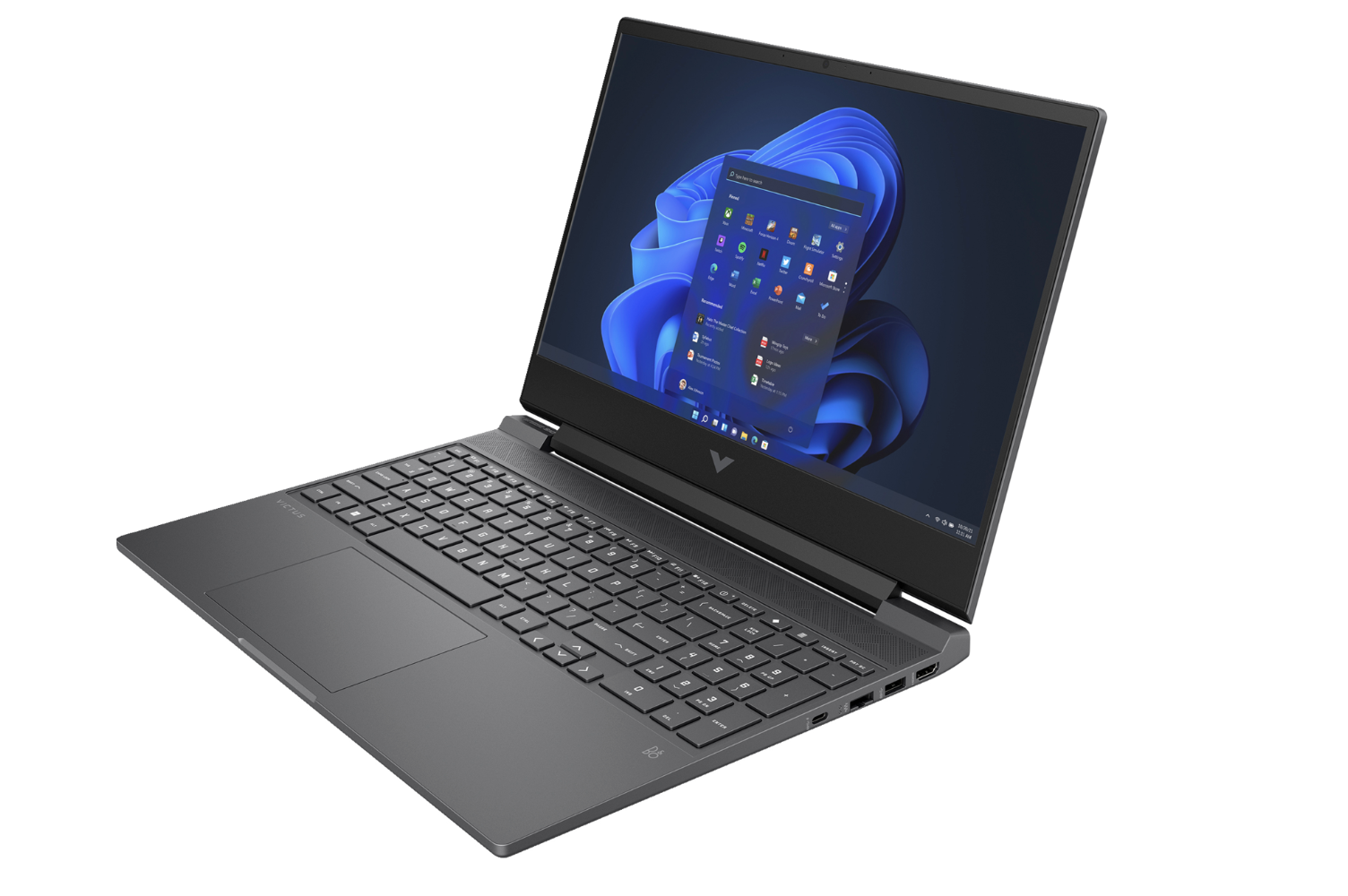 HP VICTUS 15 FA1034nia - Raptor Lake - 13th Gen Core i5 13420H Processor 8-GB to 32GB 512GB to 2-TB SSD 4-GB NVIDIA RTX2050 GDDR6 GC 15.6" Full HD 1080p IPS 144Hz Micro Edge 250nits Display B&O Play Backlit KB TPM (Mica Silver) (New) - Image 5