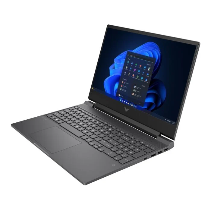 HP VICTUS 15 FA2701wm Gaming Laptop - Raptor Lake - 13th Gen Core i5 13420H Processor 16-GB 512-GB SSD 6-GB NVIDIA GeForce RTX4050 GDDR6 GC 15.6" Full HD 1080p IPS 144Hz 250nits MicroEdge Display DTS:X® Ultra Audio Backlit KB W11 (Mica Silver, NEW) - Image 2